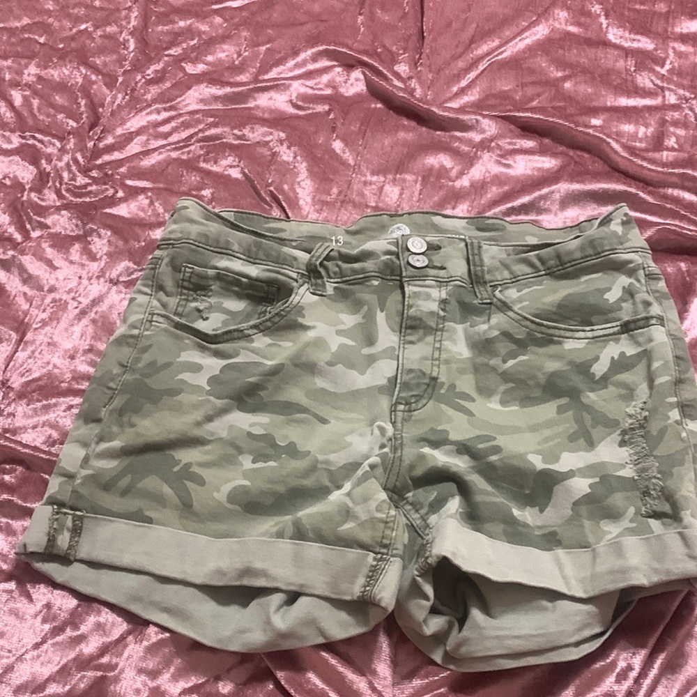 Women’s camo shorts